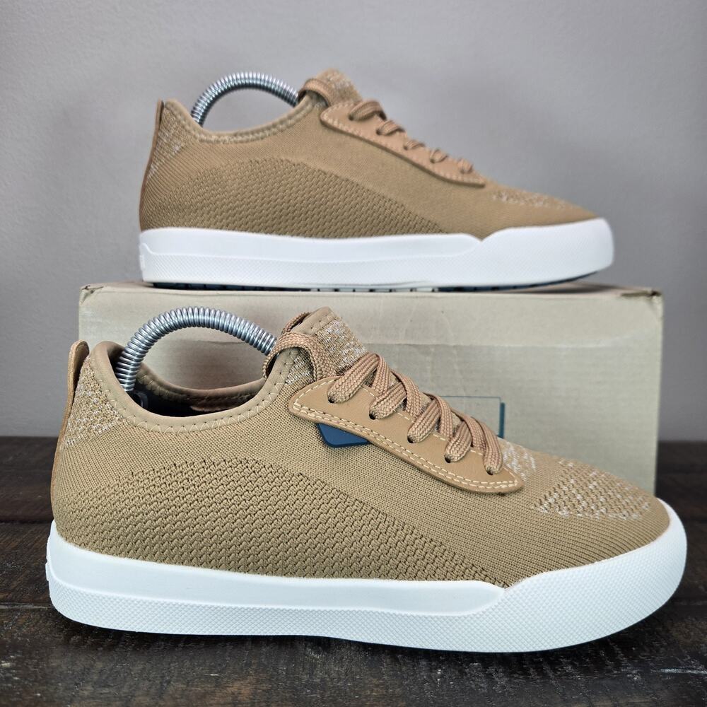 Vessi Weekend Sneaker Womens Size 6 Waterproof Shoes Oak Brown White